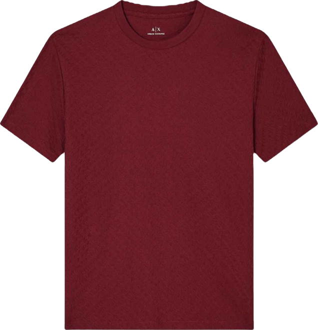 Men's Mercerized Jacquard Allover Logo T-Shirt