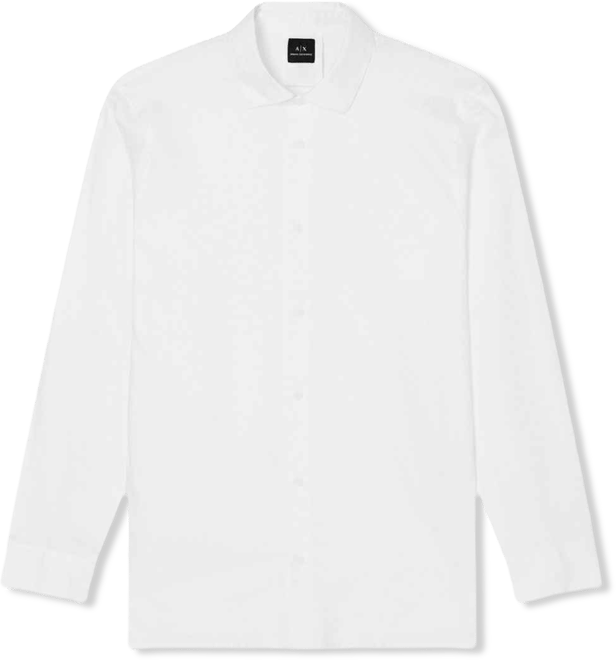 Men's Allover Logo Jacquard Woven Shirt