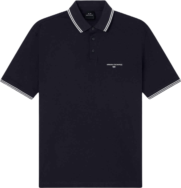 Men's Jersey With Collar Tipping Polo Shirt