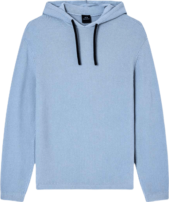 トップス ARMANI EXCHANGE knit hoodie/cardigan Armani Exchange Men's Icon Project Embroidered Zip Up Hooded