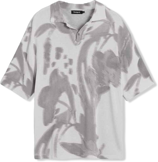 Men's Abstract short-sleeve polo