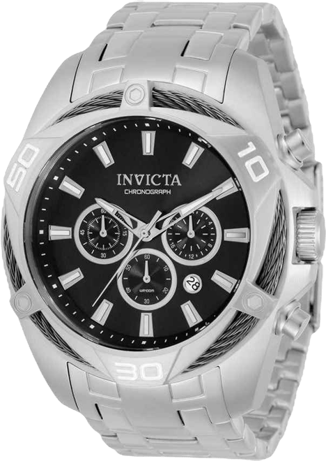 Men's 34118 Bolt Quartz Chronograph Grey Dial Watch