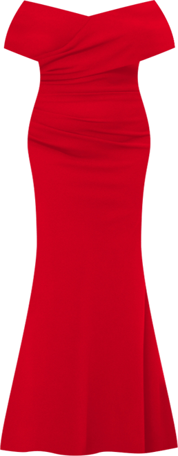 Plus Size Sweetheart Off-The-Shoulder Gown