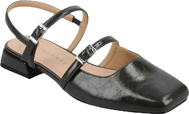 Women's Gretchenn Multi Strap Square Toe Mary Jane Flats