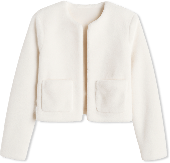 Petite Faux-Fur Long-Sleeve Jacket, Macy's Exclusive