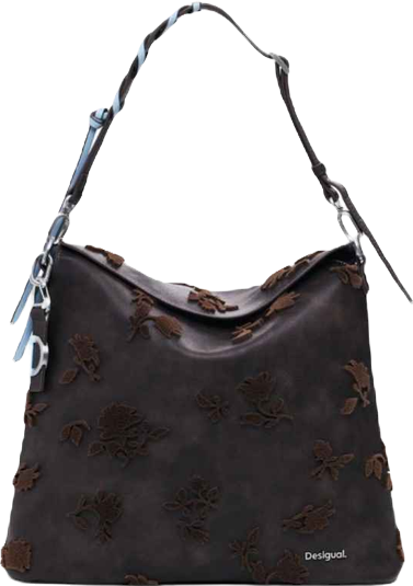 Women's Large convertible flocked backpack