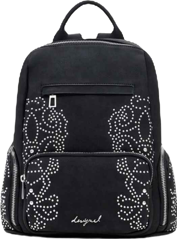 Women's Small backpack with studded pockets