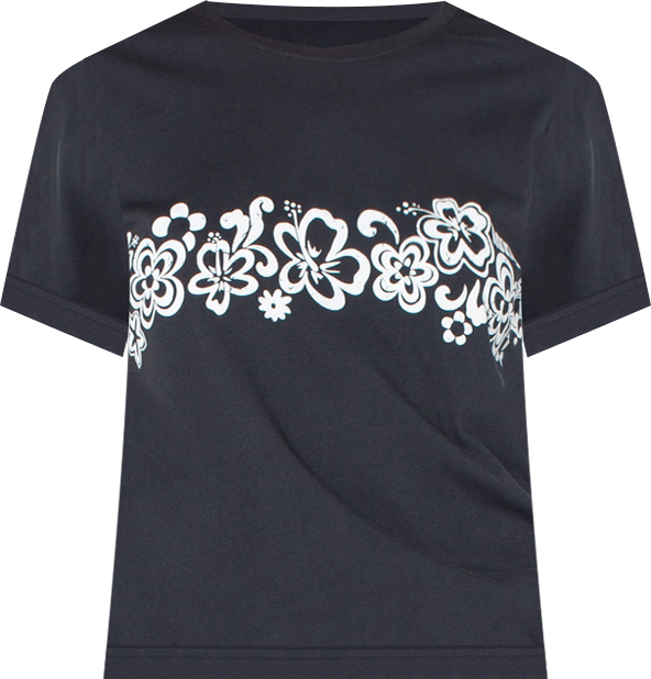 Women's 90s Hibiscus Band Bfc Crewneck Top