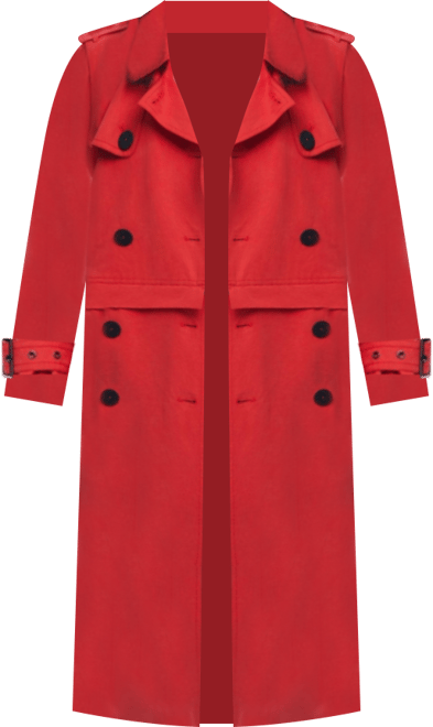 Women's Detachable trench coat