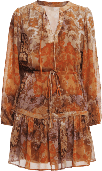 Women's Boho Paisley Dress