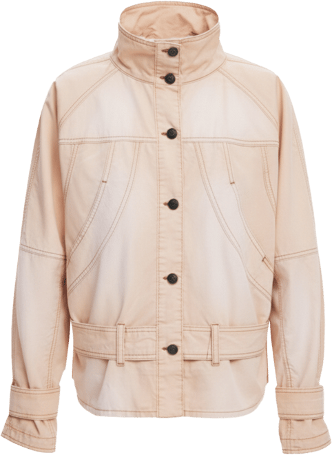 Women's Turtleneck denim jacket