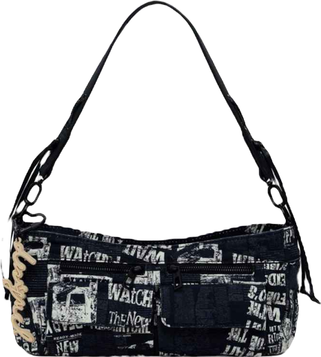 Women's Medium newspaper handbag