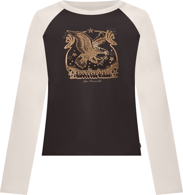 Women's Graphic Essential Raglan Long Sleeve Top
