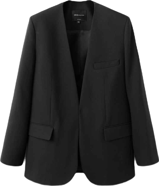 Women's Without Lapels Suit Jacket