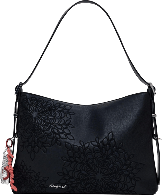 Women's Medium embroidered faux leather bag