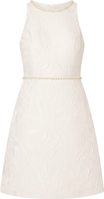 Women's Textured Crewneck Short Dress