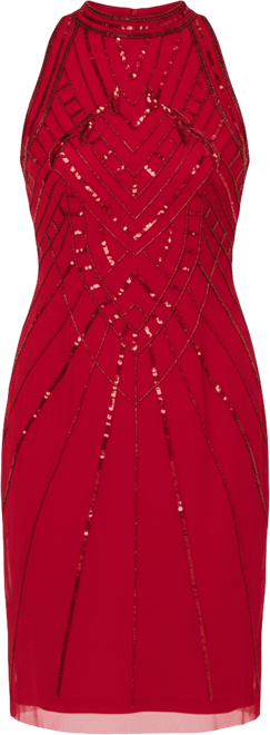 Women's Beaded Sleeveless Dress