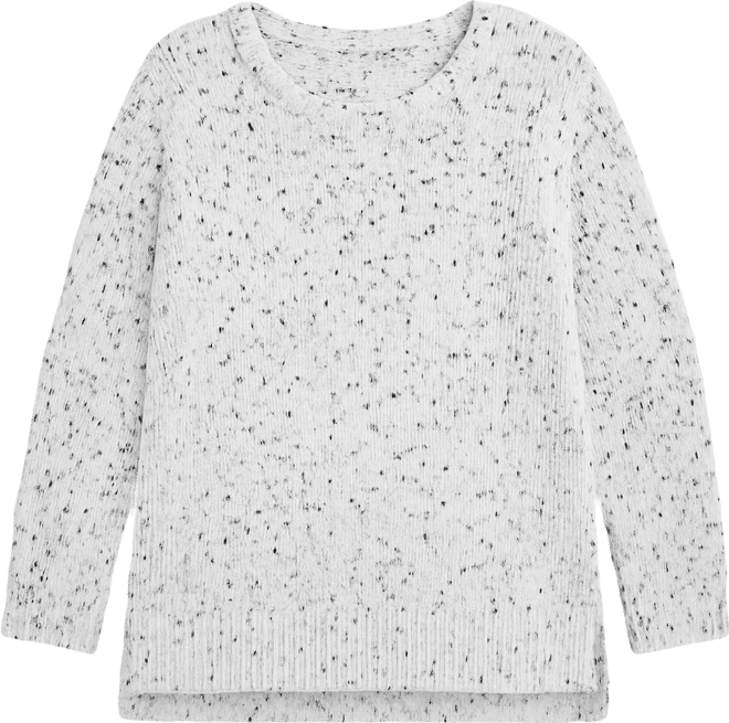 Plus Size Speckled Chenille Eyelash Sweater