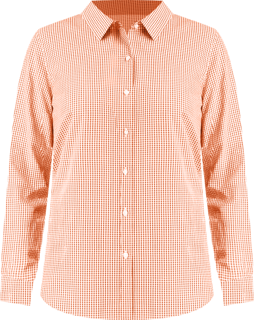 Skyline Epic Confidence Recycled Gingham Womens Long Sleeve Dress Shirt