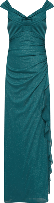 Petite Cowl Neck Long Dress