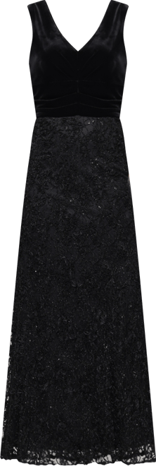 Petite Sleeveless Soutch A-Line Long Dress