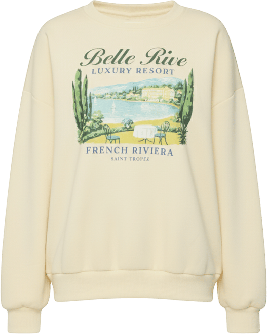 Women's French Riviera Oversized Sweatshirt