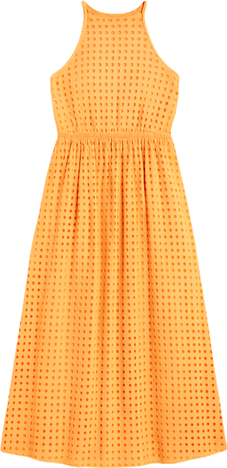 Women's June + Vie Halter Eyelet Maxi Dress