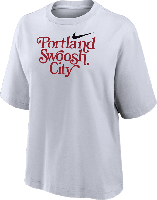 Nike Swoosh Cities Portland Women's Short-Sleeve Boxy T-Shirt