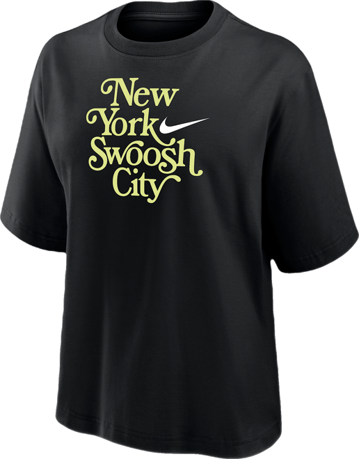 Nike Swoosh Cities New York Women's Short-Sleeve Boxy T-Shirt