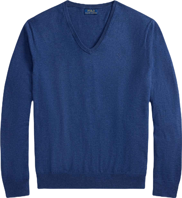 Men's Cotton V-Neck Sweater