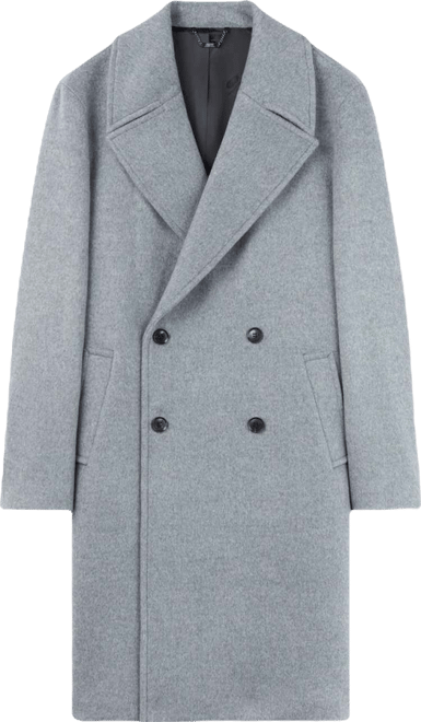 Men's Double-Breasted Cashmere Coat for Men