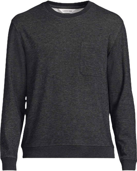 Men's Long Sleeve Brush Back Crew
