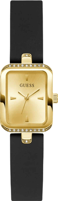 Women's Black Gold Tone Analog Watch, 22mm