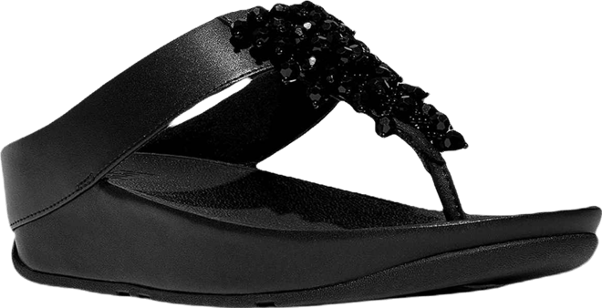 Women's Rumba Iridescent Beaded Toe-Post Sandals