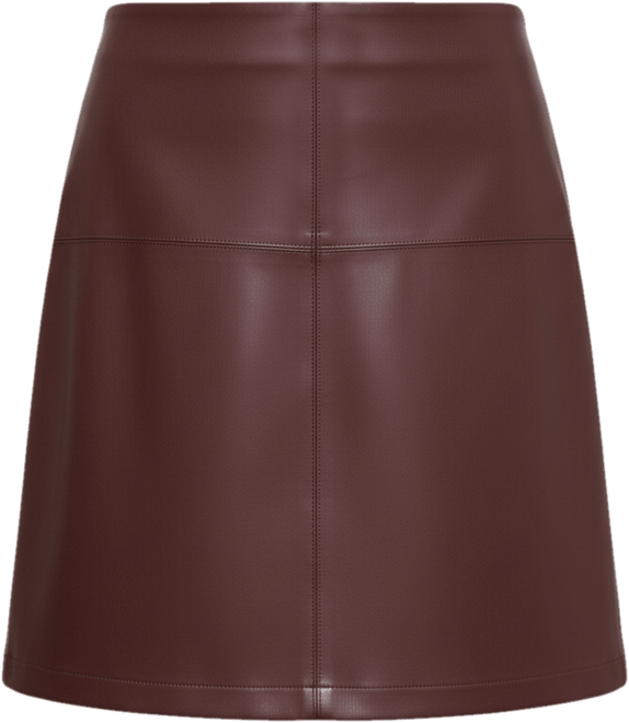 Women's Full Effect Brown Mini Skirt