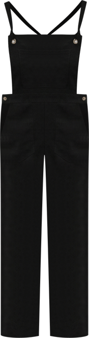 Women's Corduroy Tie Strap Overalls