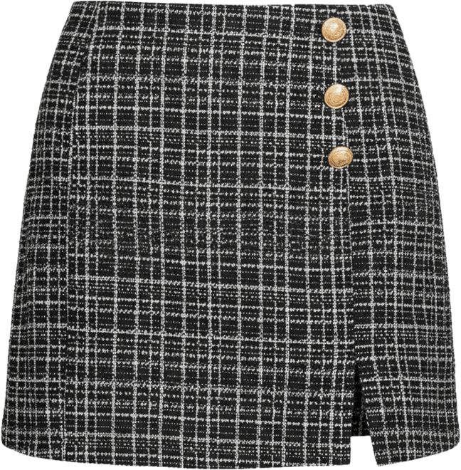 Women's Upper East Side Plaid Mini Skirt