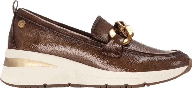 Women's Wedge Patent Leather Loafers By 