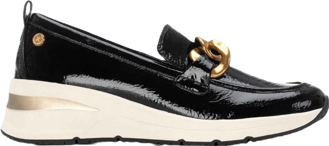 Women's Wedge Patent Leather Loafers By 