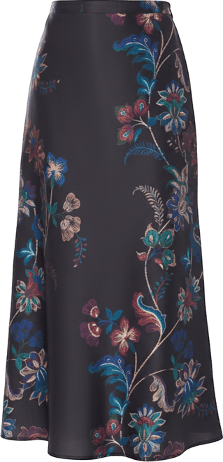 Women's Long Pencil Side Slit Skirt