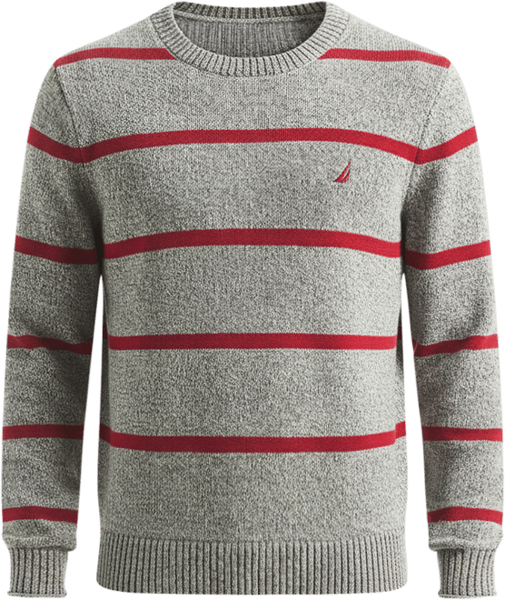 Men's Striped Crewneck Sweater