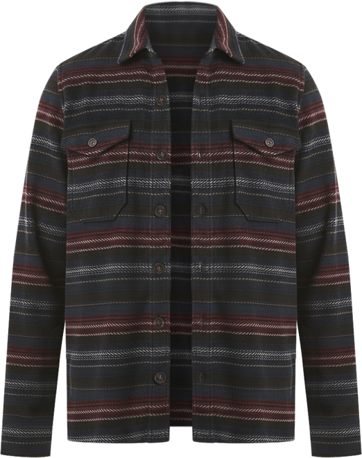 Men's Printed Polar Long Sleeve Shirt