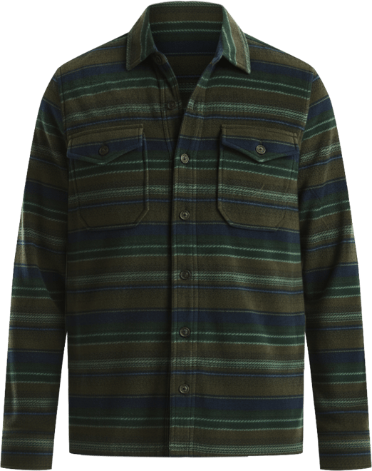 Men's Printed Polar Long Sleeve Shirt