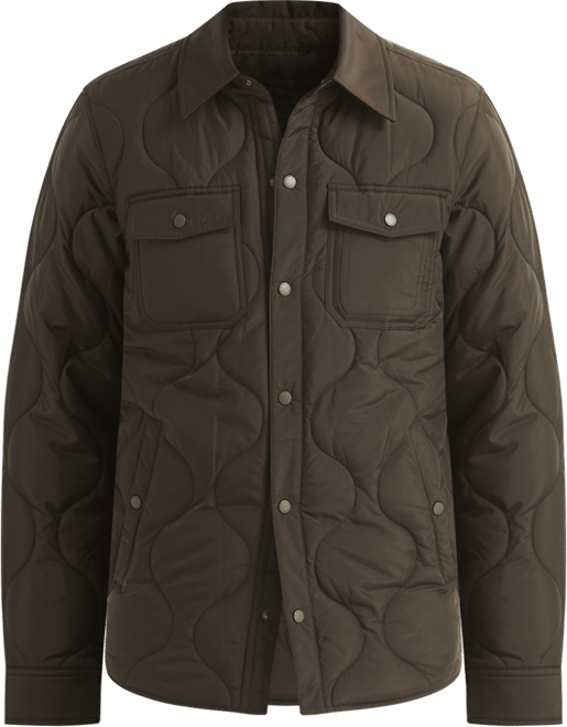 Men's Trail Quilted Shirt Jacket