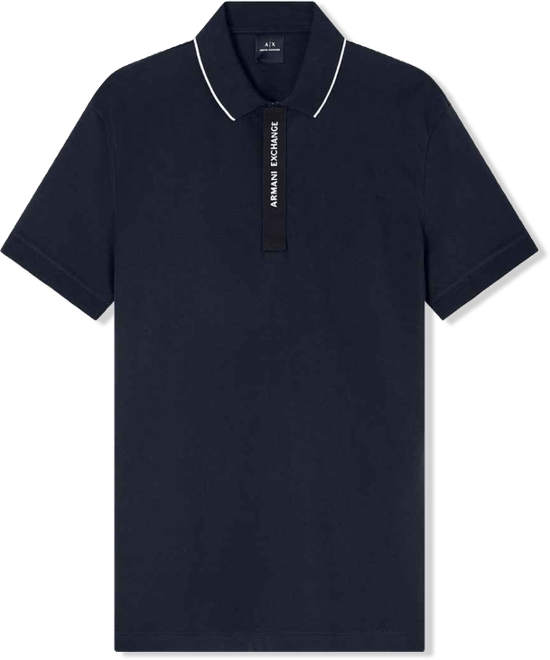 Men's Grosgrain Logo Polo Shirt