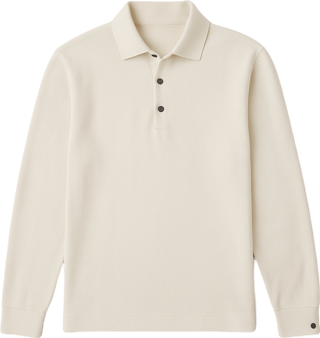 Men's Long-Sleeve Classic Fit Polo Shirt