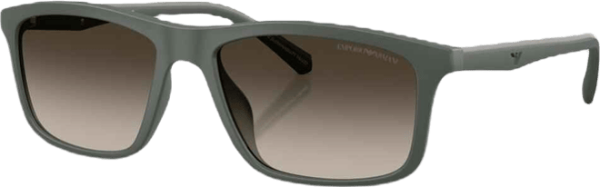 Men's Rectangle Sunglasses, EA4257U