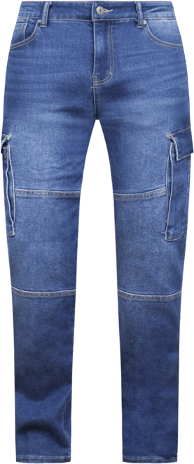 Men's Stretch Cargo Pocket Jeans