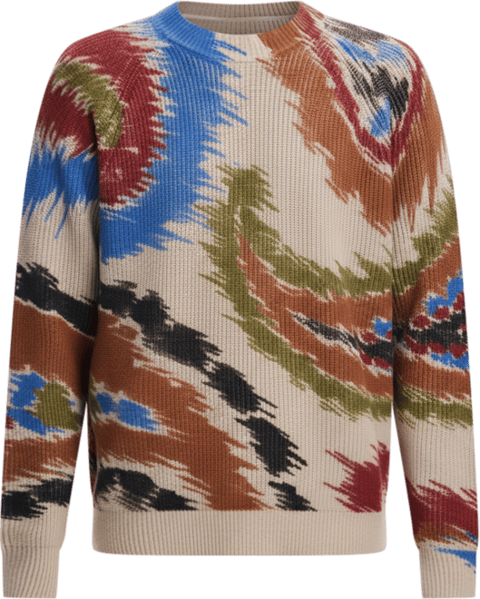 Men's Abstract paisley sweater