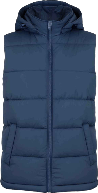 Men's Heavyweight Hooded Puffer Vest